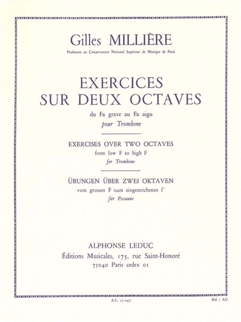 Exercices sur 2 octaves
